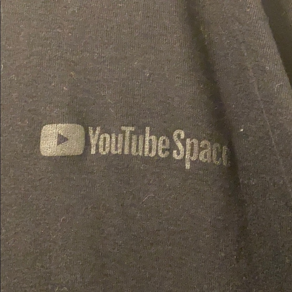 YouTube Space Thin Hoodie Long-Sleeve Sweater
